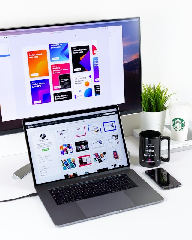 Custom-built website design and development on desktop and mobile