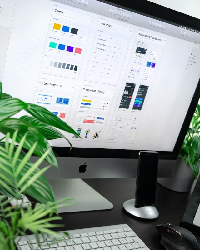 Ecommerce web design planning and customer journey mapping