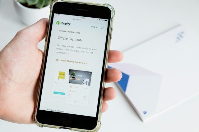 Custom Shopify store design shown on desktop and mobile